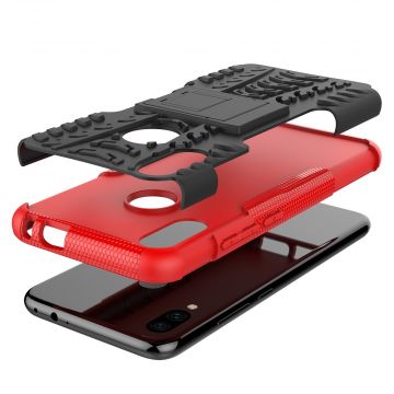 LN suojakuori tuella Xiaomi Redmi Note 7 Red