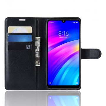 Luurinetti Flip Wallet Xiaomi Redmi 7 Black