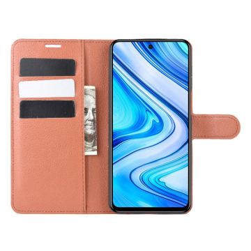 LN Flip Wallet Xiaomi Redmi Note 9 Pro Brown