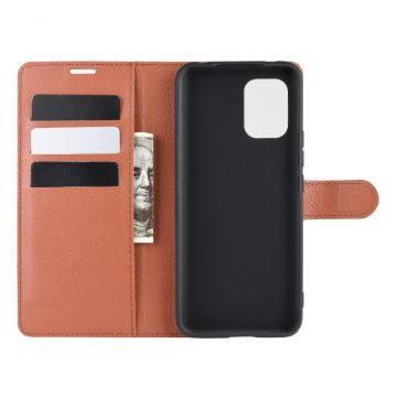 LN Flip Wallet Xiaomi Mi 10 Lite 5G Brown