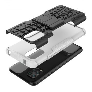 LN suojakuori tuella Xiaomi Mi 10 Lite 5G White