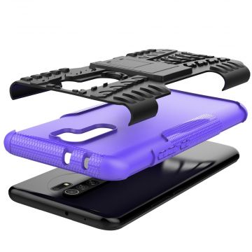 LN kuori tuella Xiaomi Redmi 9 Purple