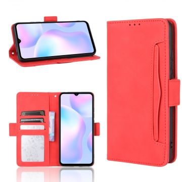 LN 5card Flip Wallet Xiaomi Redmi 9A red