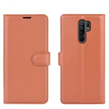 LN Flip Wallet Xiaomi Redmi 9 Brown