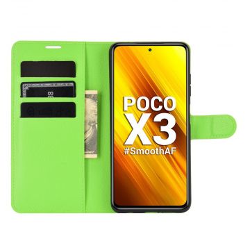 LN Flip Wallet Poco X3 NFC/X3 Pro Green
