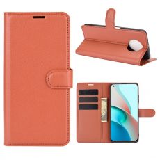 LN flip wallet Redmi Note 9T 5G brown