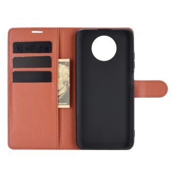 LN flip wallet Redmi Note 9T 5G brown