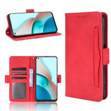 LN 5card Flip Wallet Redmi Note 9T 5G red