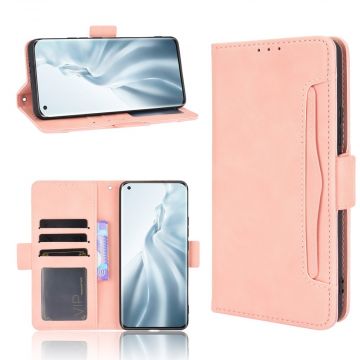 LN 5card Flip Wallet Mi 11 pink