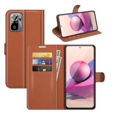 LN Flip Wallet Redmi Note 10S brown