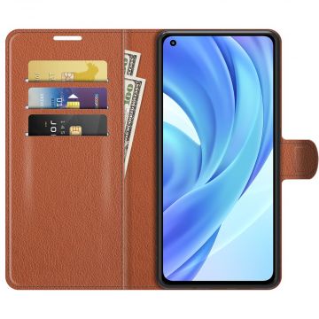 LN Flip Wallet Xiaomi Mi 11 Lite/Mi 11 Lite 5G NE brown