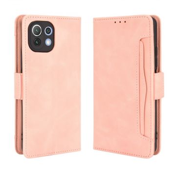 LN 5card Flip Wallet Xiaomi Mi 11 Lite/Mi 11 Lite 5G NE pink