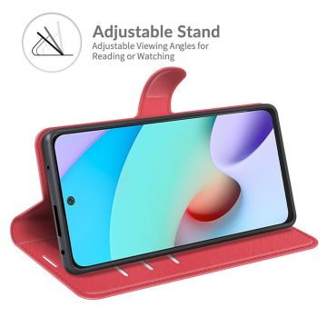 LN Flip Wallet Xiaomi Redmi 10 red