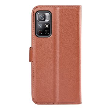 LN Flip Wallet Xiaomi Redmi Note 11S 5G/Poco M4 Pro 5G brown