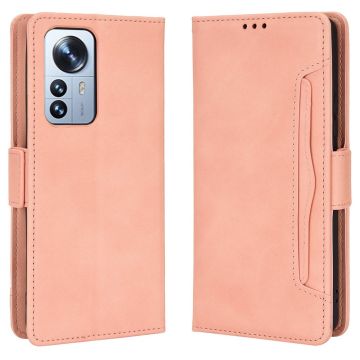 LN 5card Flip Wallet Xiaomi 12 Pro pink