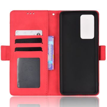 LN 5card Flip Wallet Xiaomi 12 Pro red