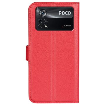 LN Flip Wallet Poco X4 Pro 5G red