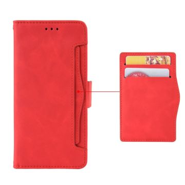 LN 5card Flip Wallet Poco F4 red