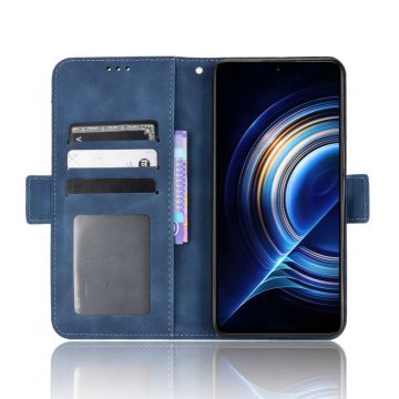 LN 5card Flip Wallet Poco F4 blue