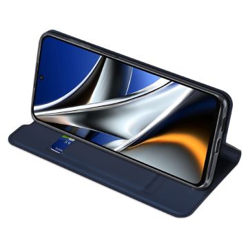 Dux Ducis Business-kotelo Poco X4 Pro 5G blue