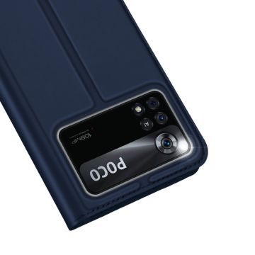 Dux Ducis Business-kotelo Poco X4 Pro 5G blue