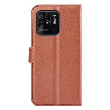 LN Flip Wallet Xiaomi Redmi 10C brown