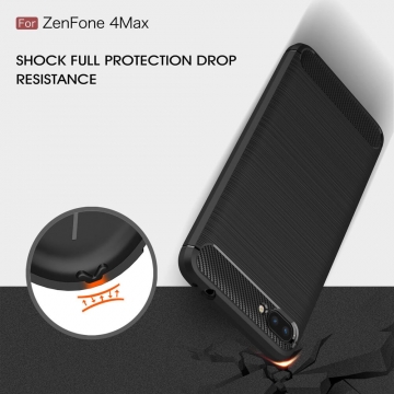 Luurinetti ZenFone 4 Max ZC520KL TPU-suoja black