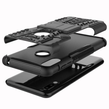 LN kuori tuella ZenFone Max Pro M2 black