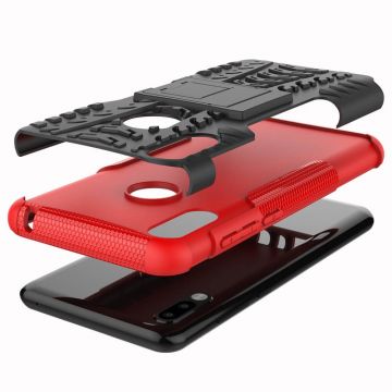 LN kuori tuella ZenFone Max Pro M2 red