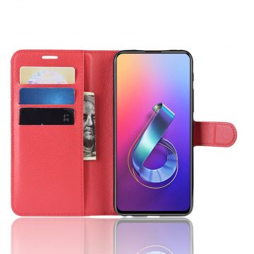 LN ZenFone 6 ZS630KL Flip Wallet Red