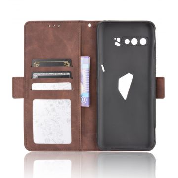 LN 5card flip wallet ROG Phone 3 brown