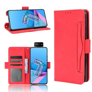 LN 5card Flip Wallet ZenFone 7/7 Pro red
