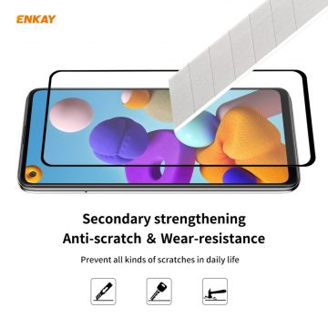 Enkay full-fit lasi Samsung Galaxy A21s 10 kpl