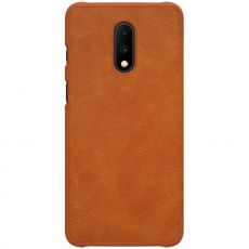 Nillkin Qin Flip Cover OnePlus 7 Brown