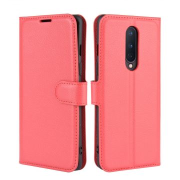 LN Flip Wallet OnePlus 8 Red
