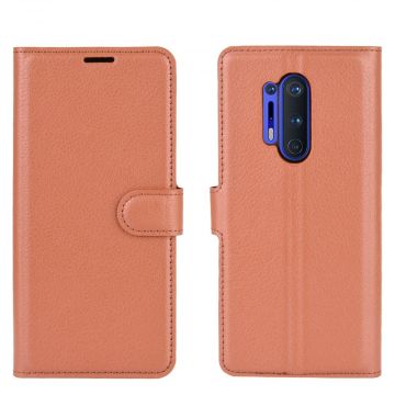 LN Flip Wallet OnePlus 8 Pro Brown