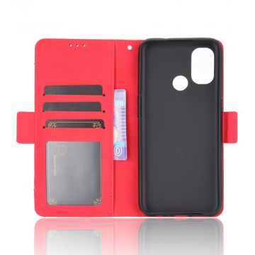 LN 5card Flip Wallet OnePlus Nord N100 Red
