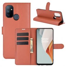 LN Flip Wallet OnePlus Nord N100 Brown