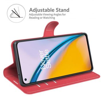 LN Flip Wallet OnePlus Nord 2 5G red