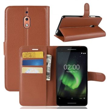 Luurinetti Flip Wallet Nokia 2.1 Brown