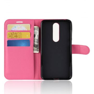 Luurinetti Flip Wallet Nokia 5.1 Plus rose