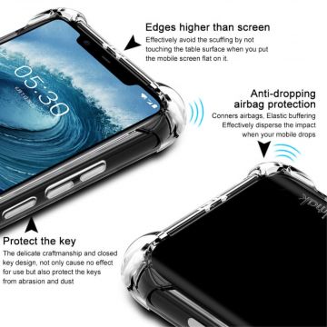 Imak läpinäkyvä PRO TPU-suoja Nokia 5.1 Plus