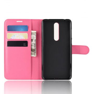 Luurinetti Flip Wallet Nokia 3.1 Plus rose