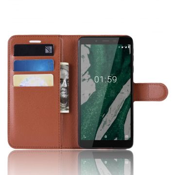 Luurinetti Flip Wallet Nokia 1 Plus Brown