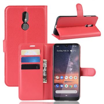 Luurinetti Flip Wallet Nokia 3.2 Red