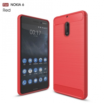 Luurinetti Nokia 6 TPU-suoja Red