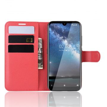Luurinetti Flip Wallet Nokia 2.2 Red