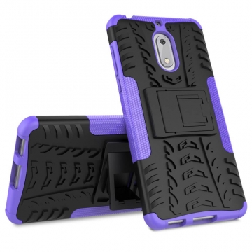Luurinetti Nokia 6 suojakuori tuella purple