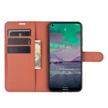 LN Flip Wallet Nokia 3.4 Brown