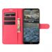 LN Flip Wallet Nokia 2.4 Red